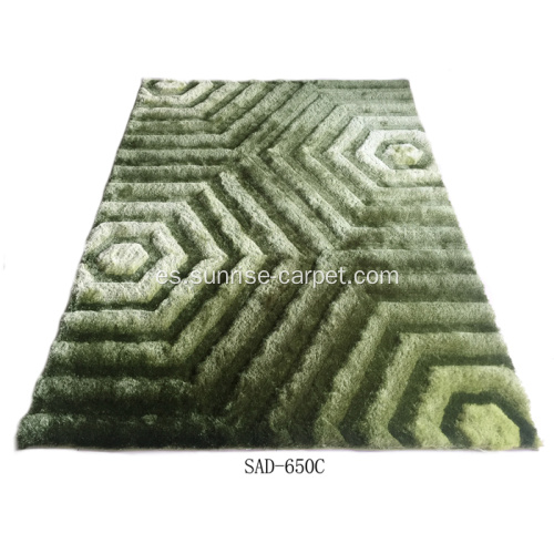 150D alfombra de seda de poliéster de seda